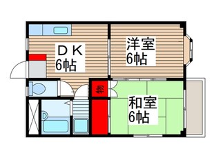 ハイム扇町屋の物件間取画像